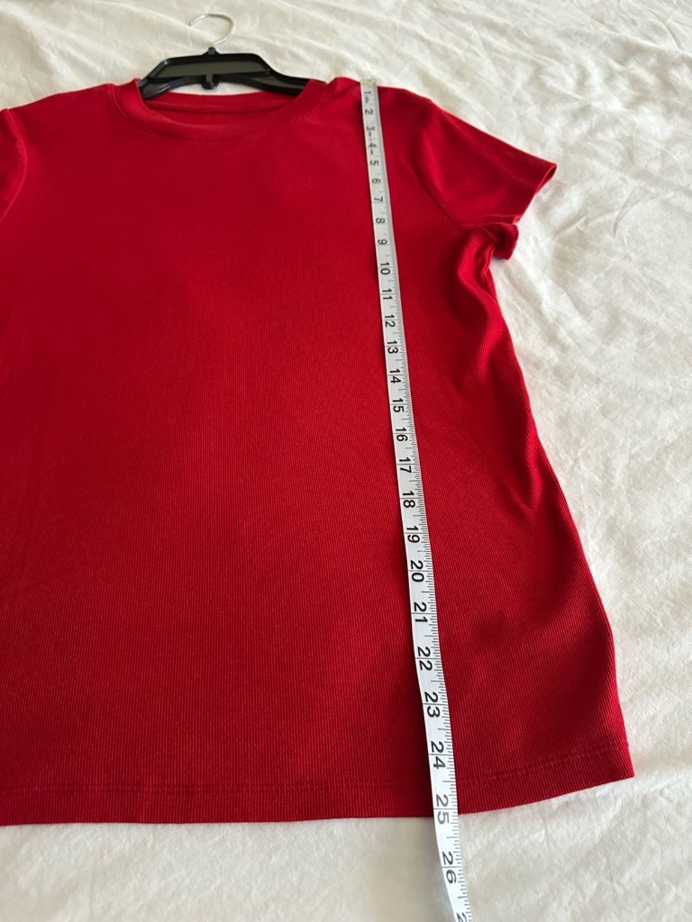 a new day Red Short Sleeve Crewneck Top Size XL - Picture 5 of 6